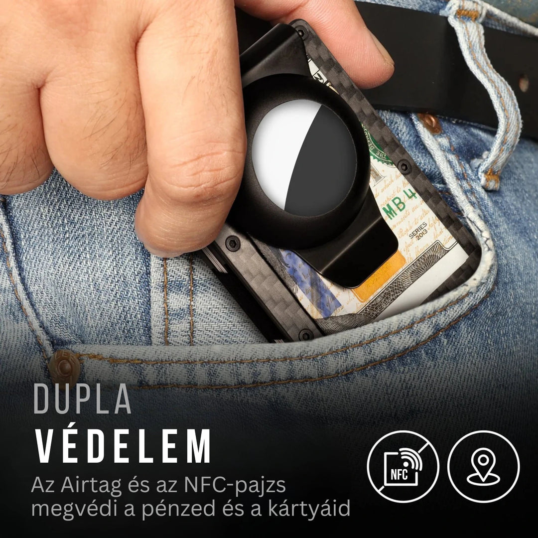 Airtag Tartó Pénzcsipesz