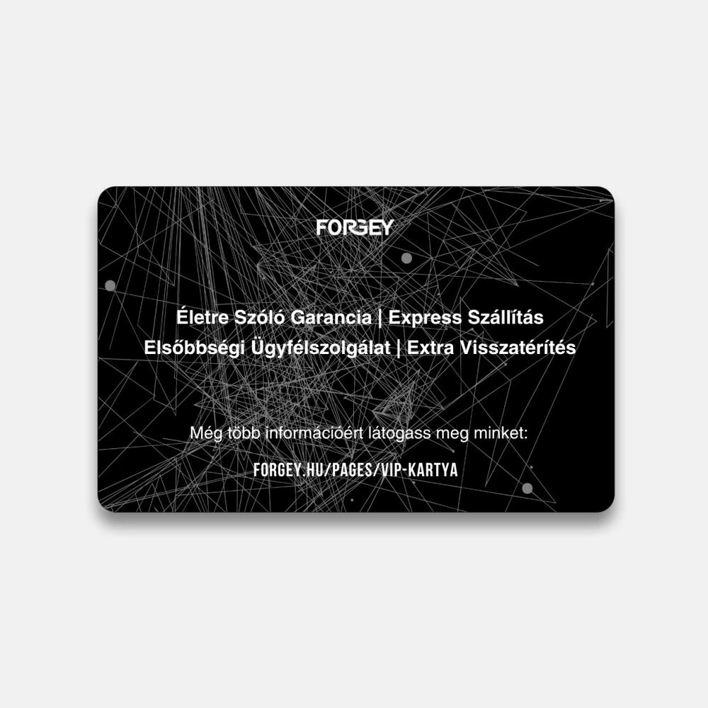 VIP Forgey Kártya - Forgey